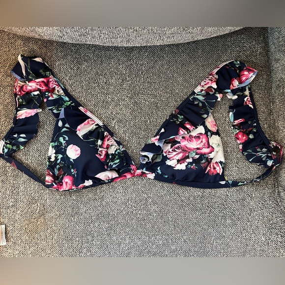 Cupshe Navy Floral Bikini - Picture 2 of 5